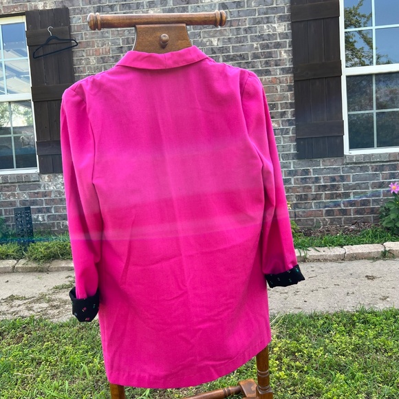 Vintage 80s Neon Pink Blazer - Picture 2 of 6